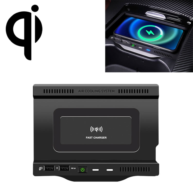 HFC-1020 Car Qi Standard Wireless Charger 10W Quick Charging for Mercedes-Benz A Class 2019-2022, Left and Right Driving, HFC-1020 HFC-1020 Car Qi Standard Wireless Charger 10W Quick Charging for Mercedes-Benz A Class 2019-2022, Left and Right Driving, HFC-1020